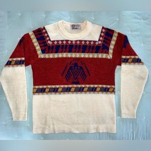 St Julien VINTAGE mohair native bird sweater